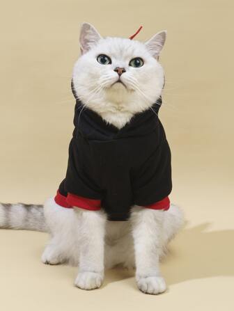 1pc Dinosaur Design Pet Hoodie