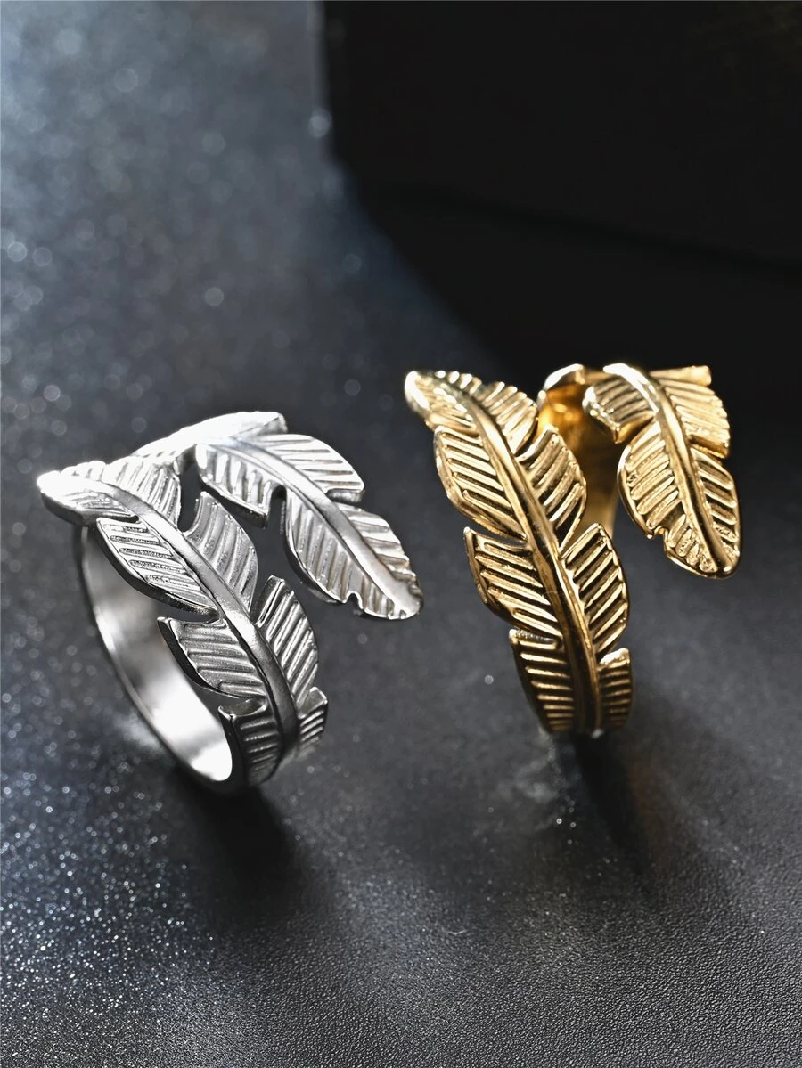 2 cái/bộ Vòng quấn thiết kế lá nam - Nhiều màu - Xem 1