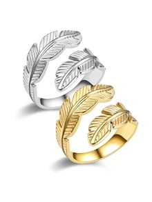 2 cái/bộ Vòng quấn thiết kế lá nam - Nhiều màu - Xem 2