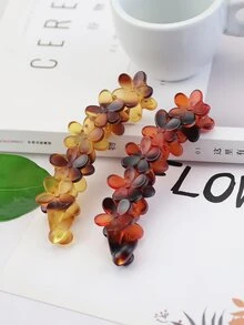 2pcs Bead Decor Banana Clip - Multicolor - View 4