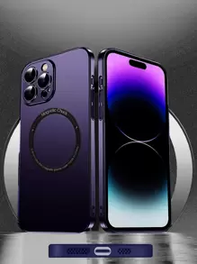Magnetic Phone Case Compatible With iPhone 15/15Pro/15Plus/15Promax - Purple - View 2
