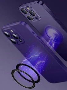 Magnetic Phone Case Compatible With iPhone 15/15Pro/15Plus/15Promax - Purple - View 5