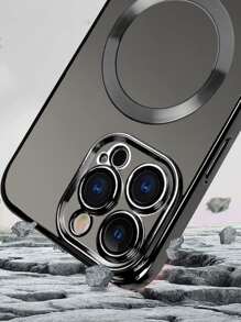 Hadaasi 黑色电镀磁性拉丝 TPU 手机壳，内置镜头保护膜，超薄，兼容 Apple 17 Pro/17 Pro Max/17 Air/17/16 Pro/16 Pro Max/16 Plus/16/15 Pro/15 Pro Max/15 Plus/15/14 Pro/14 Pro Max/14 Plus/14/13 Pro/13 Pro Max/13/12 Pro/12 Pro Max/12/11 Pro Max/11/11 Pro 防水防震防摔防刮 - 黑色 - 查看 5