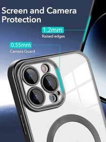Hadaasi 黑色电镀磁性拉丝 TPU 手机壳，内置镜头保护膜，超薄，兼容 Apple 17 Pro/17 Pro Max/17 Air/17/16 Pro/16 Pro Max/16 Plus/16/15 Pro/15 Pro Max/15 Plus/15/14 Pro/14 Pro Max/14 Plus/14/13 Pro/13 Pro Max/13/12 Pro/12 Pro Max/12/11 Pro Max/11/11 Pro 防水防震防摔防刮 - 黑色 - 查看 7