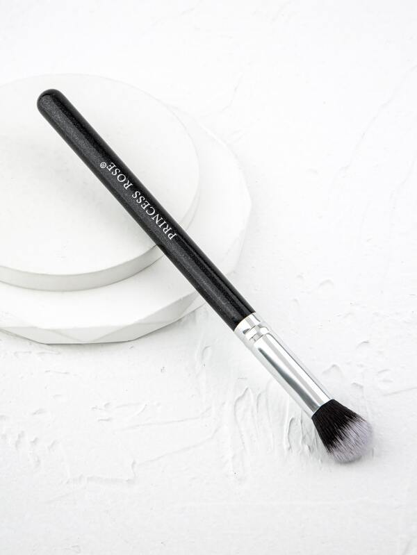 Princess Rose 1pc Black Portable Eyeshadow Brush With Soft Bristles