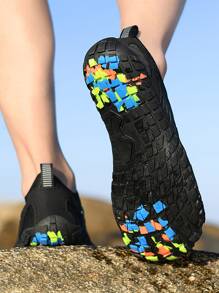 女士前抽繩運動戶外織物涉水鞋