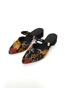 New 2025 Fashion Mid-High Heel Sandals With Detachable & Interchangeable Front & Back Strap, Lightweight