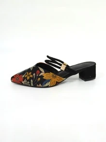 New 2025 Fashion Mid-High Heel Sandals With Detachable & Interchangeable Front & Back Strap, Lightweight