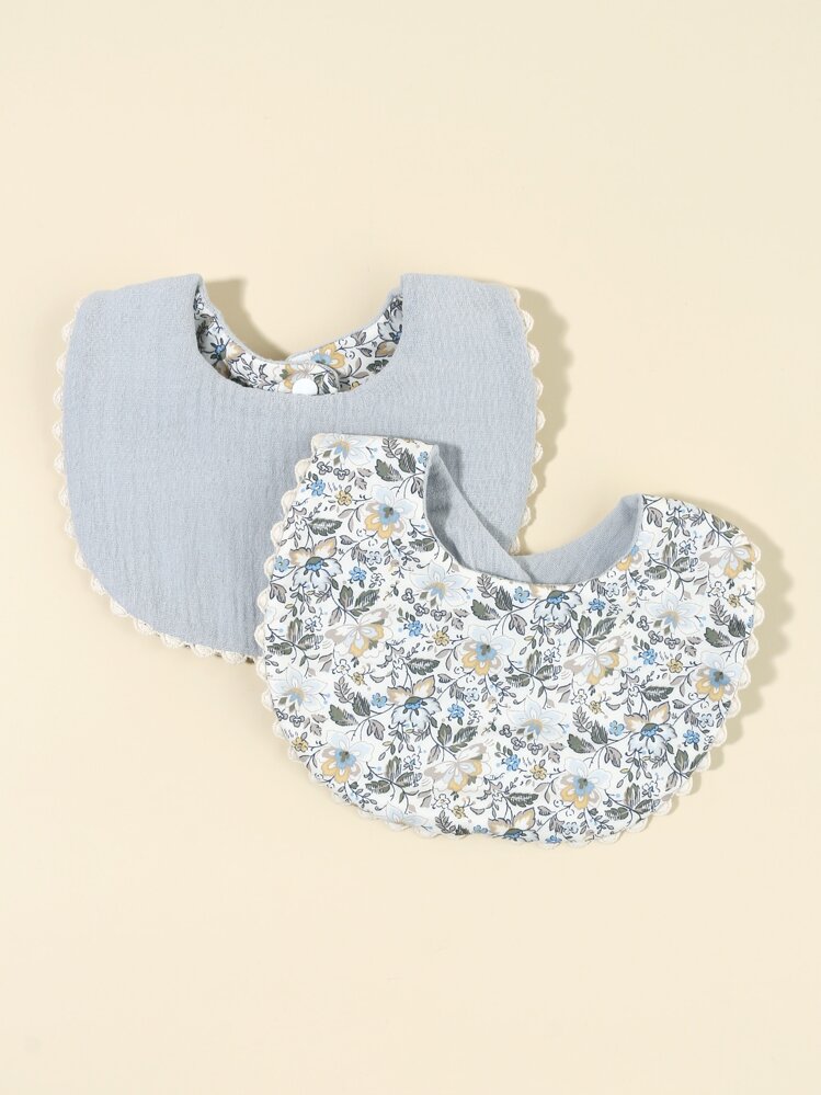 2入組嬰兒印花圍兜 - 彩色 - 查看 1