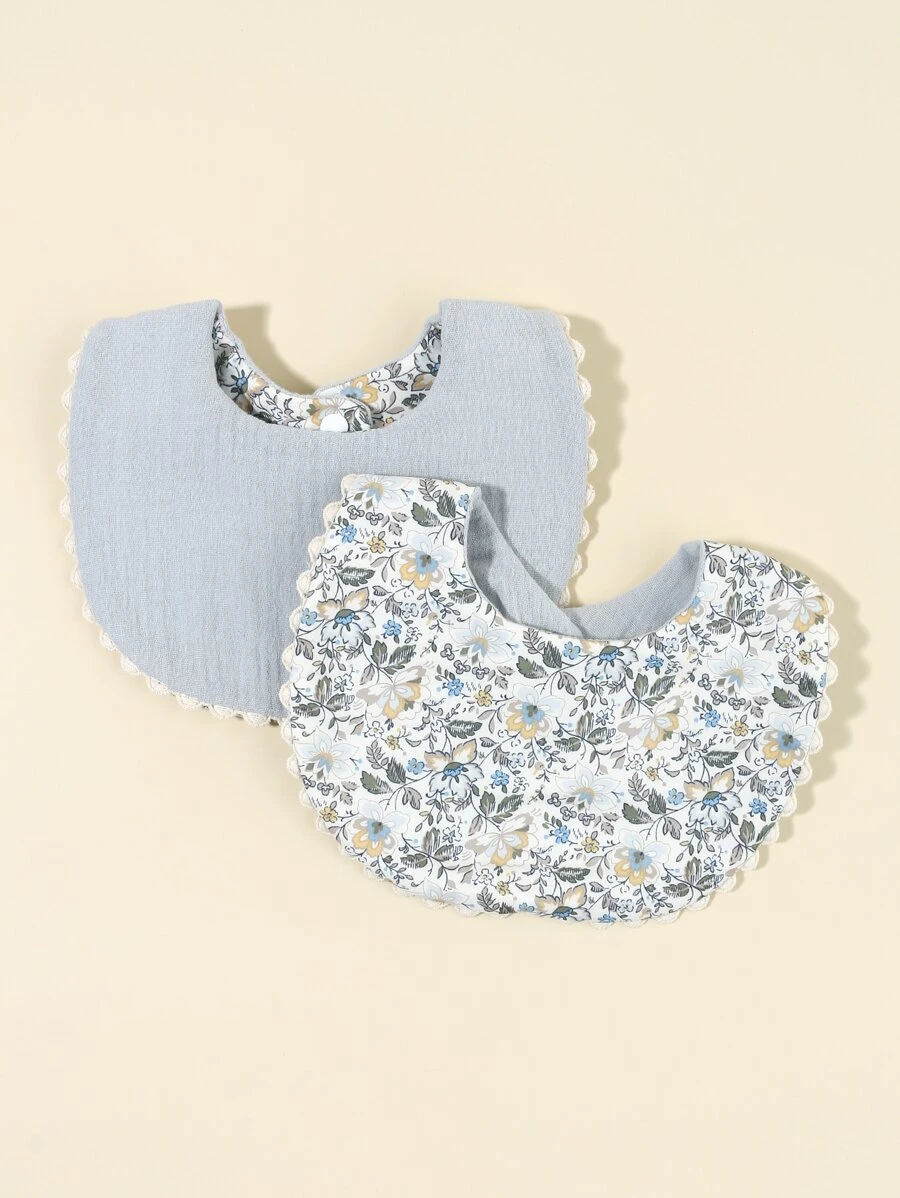 2入組嬰兒印花圍兜 - 彩色 - 查看 1