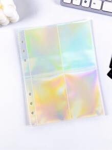 10 chiếc túi đựng hồ sơ Holographic, Quay lại trường học, Đồ dùng học tập - Trong sáng - Xem 8