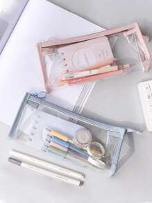 1个透明铅笔袋 - 藍色 - 查看 2