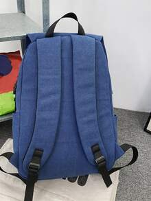 AOHUDIE Minimalist Minimalist Laptop Backpack - Blue - View 2
