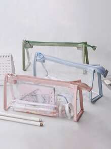 1个透明铅笔袋 - 藍色 - 查看 6