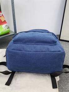 AOHUDIE Minimalist Minimalist Laptop Backpack - Blue - View 5
