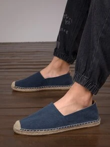 Men's Simple & Comfortable Loafers - Navy Blue - View 2
