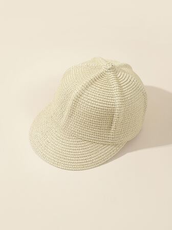 1入組嬰兒草編棒球帽