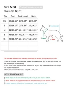 1入組撞色滾邊寵物襯衫 - 黑色 - 查看 2