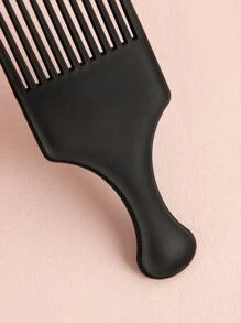 1pc Black Hair Comb With Handle Hair Brushes, Hair Brush, Detangling Brush, Ball Brush, Mini Hair Brush Set, Wooden Comb, Hair Brush, Hairbrush, Hair Combs, Barber, Hair Tools, Hair Products, Slick Back Brush, Hair Comb, Comb Hair, Curly Hair Brush, Hair Stuff, Detangling Brush, Ball Brush, Mini Hair Brush, Curly Hair Products, Christmas, Hairdressing, Wooden Comb, Hair Brush, Mini Hair Brush, Detangling Brushes, Curly Hair Brush, Hairdressing Equipment, Travel Essentials, Hairstyle, Hairdressing