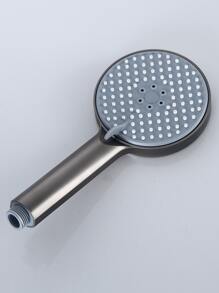 2pcs/set Plastic Shower Head, Pressurization Handheld Shower Sprinkler For Bathroom - Light Grey - View 3