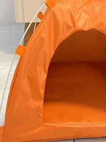 1入組可折疊寵物帳篷 - 橘色 - 查看 3