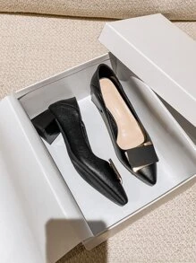 Giày cao gót Nữ - màu đen - Xem 2