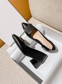 Giày cao gót Nữ - màu đen - Xem 3