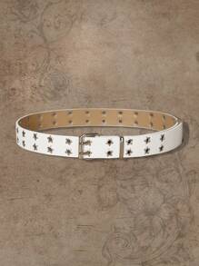 ROMWE Grunge Punk Thắt lưng - trắng - Xem 2