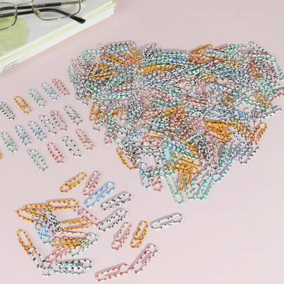 100pcs Mixed Color Paper Clip