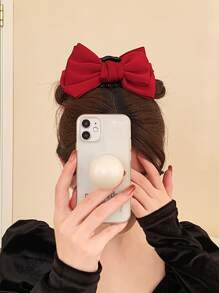 蝴蝶结装饰发夹，适合女孩日常发型，情人节休闲发饰，爪夹，发夹，发夹，秋冬度假装发夹，女士