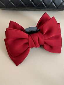 蝴蝶结装饰发夹，适合女孩日常发型，情人节休闲发饰，爪夹，发夹，发夹，秋冬度假装发夹，女士