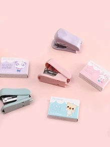 1隨機送色迷你訂書機,適用於學生 - 紫色 - 查看 6