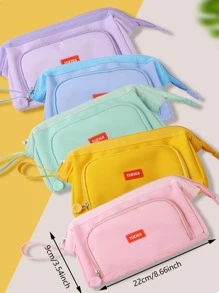 1入組多層筆袋 - 粉色 - 查看 2