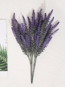 1入組塑料人造植物用於家居裝飾和派對假植物 - 紫色 - 查看 3
