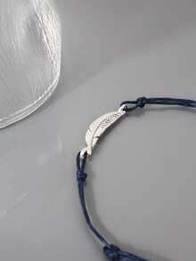 Hombres Pulsera con diseño de pluma - Multicolor - Ver 3