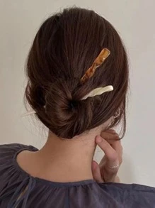 1pc Women Random Color Graphic Hair Pin For Hair Decoration Boho - Multicolor - View 3