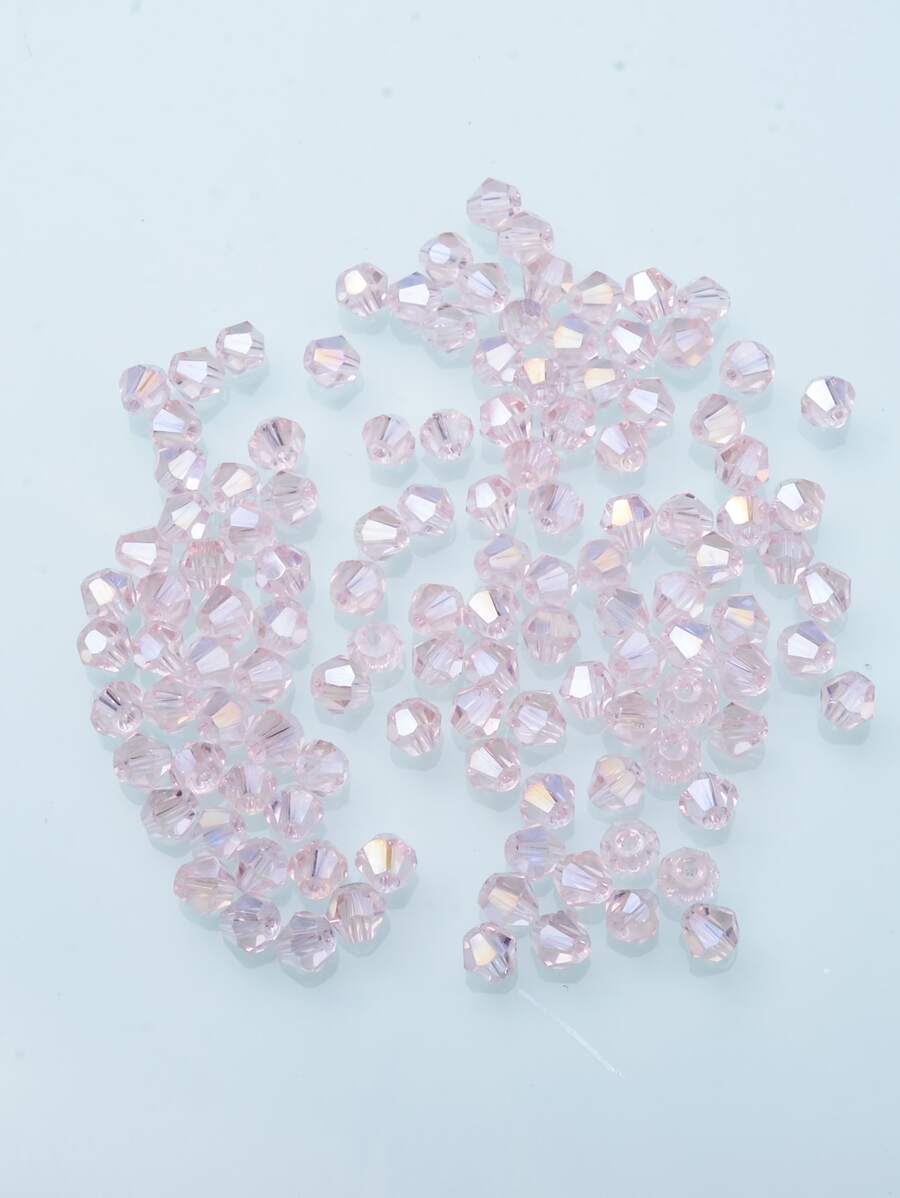 120 顆/套玻璃珠 DIY 珠寶配件 - 粉色 - 查看 1