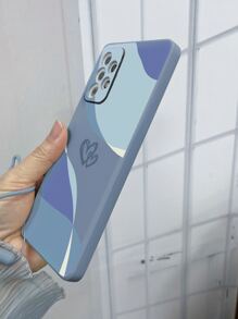 Heart Pattern Phone Case With Lanyard Compatible With iPhone15/15Plus/15Pro/15Promax - Blue - View 2