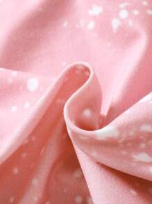 Tween Girl Butterfly & Letter Graphic Tee - Baby Pink - View 3