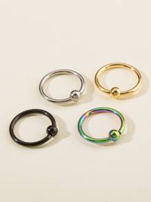 Aro para la nariz minimalista - Multicolor - Ver 1
