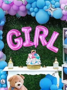 1入組字母設計粉色小氣球 - 粉色 - 查看 4