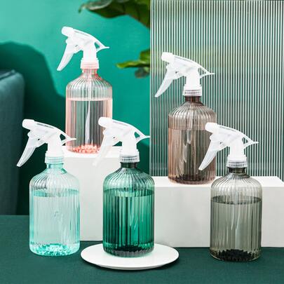 1 Bình xịt tưới nước PET 500ml, Bình tưới màu hồng tối giản cho sân vườn