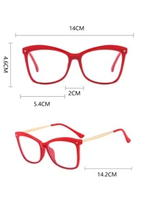 Gafas ojo de gato - Rojo - Ver 4