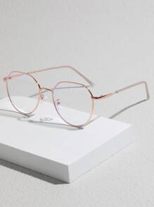 Gafas montura metálica - Champán - Ver 1