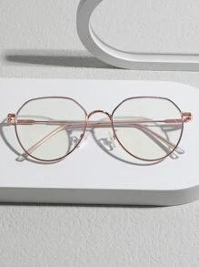Gafas montura metálica - Champán - Ver 2