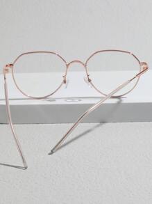 Gafas montura metálica - Champán - Ver 5