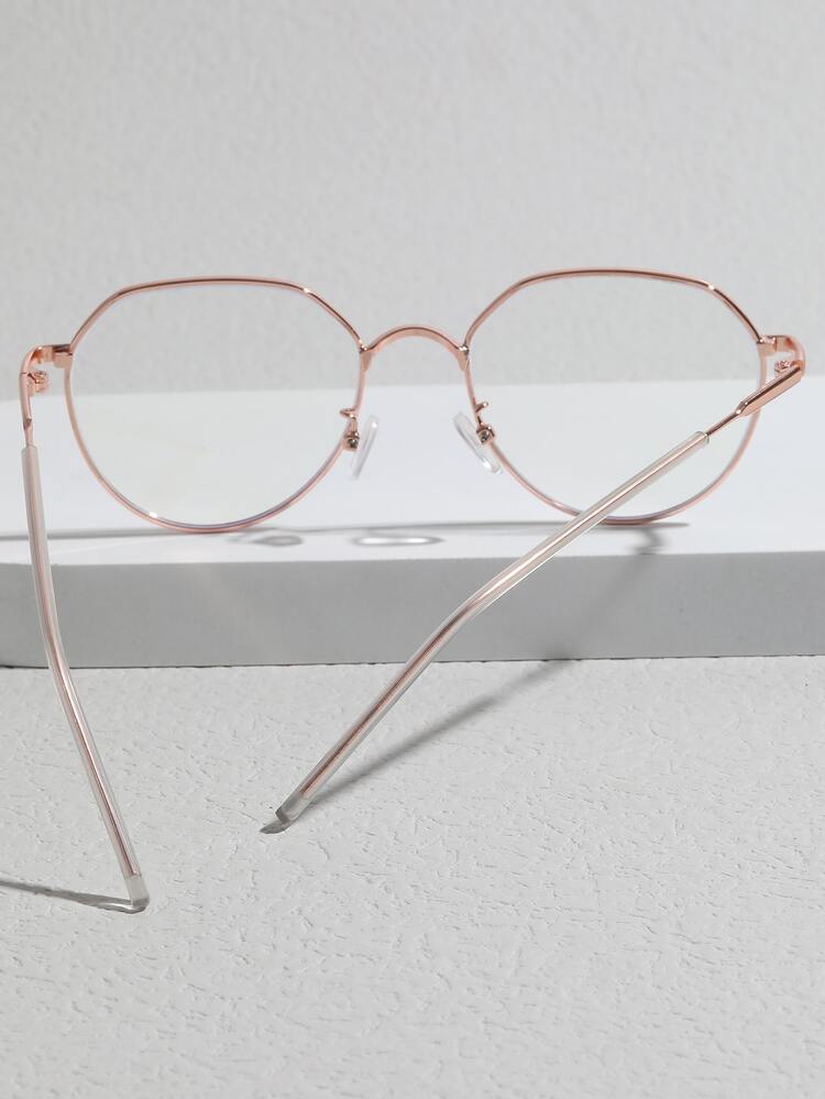 Gafas montura metálica - Champán - Añade 5