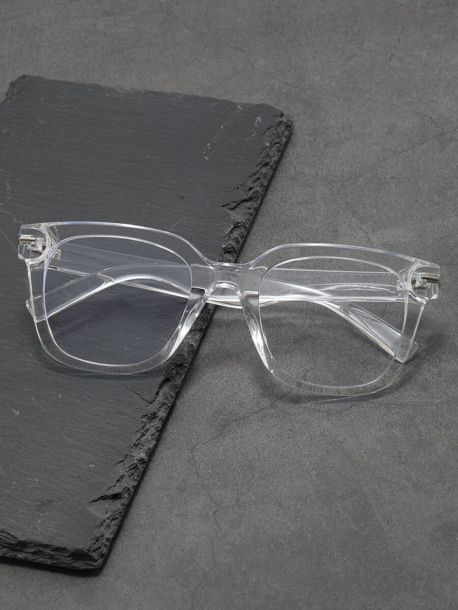Clear Frame Women's Fashionable Design Glasses - Clear - View 1