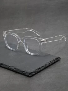 Clear Frame Women's Fashionable Design Glasses - Clear - View 2
