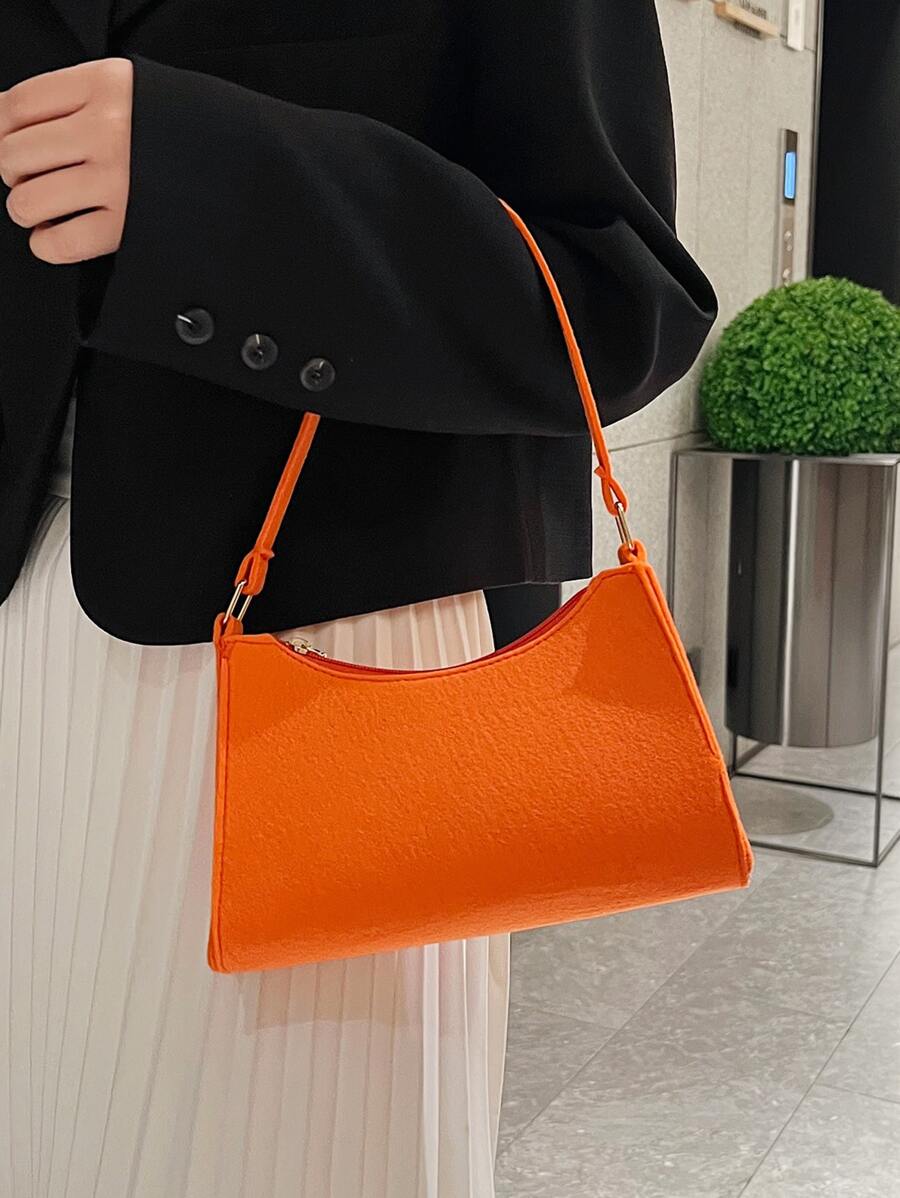 熒光橙法棍包 - 橘色 - 查看 1